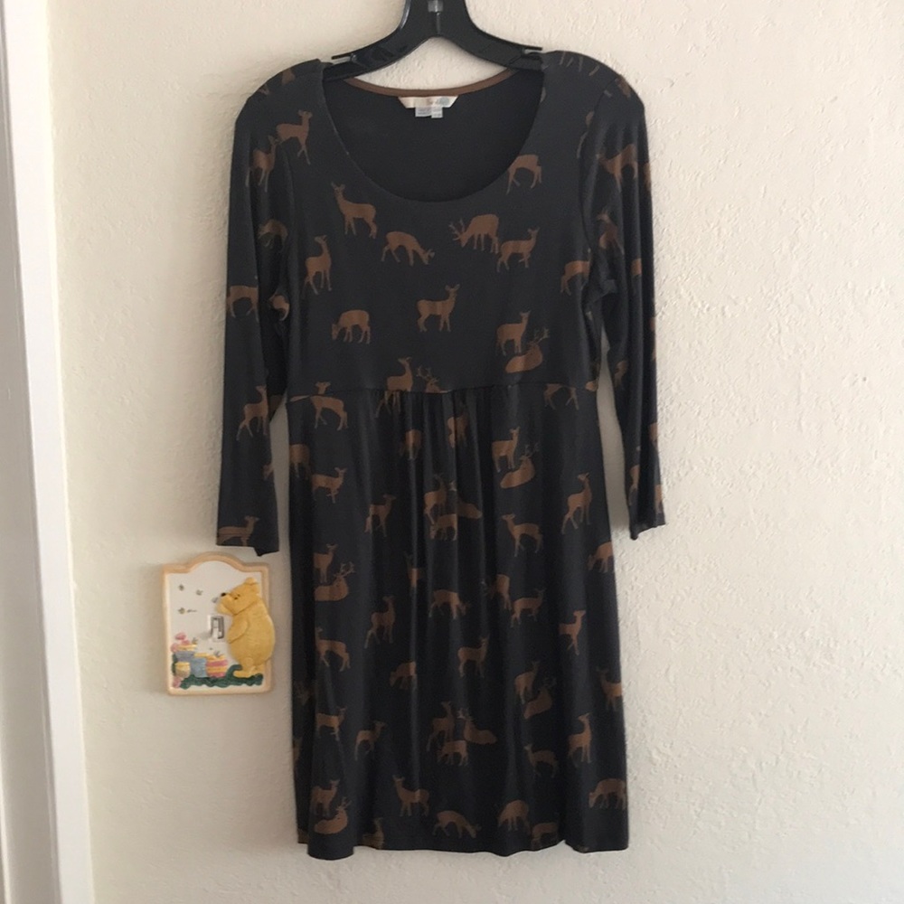 Boden deer dress